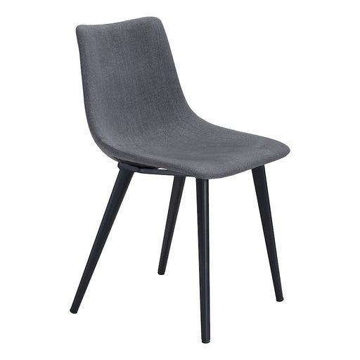 Zuo Modern Daniel Dining Chair Set of 2, Gray