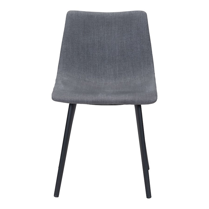 Zuo Modern Daniel Dining Chair Set of 2, Gray