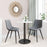 Zuo Modern Daniel Dining Chair Set of 2, Gray