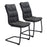 Zuo Modern Sharon Dining Chair Set of 2, Vintage Black - 101954