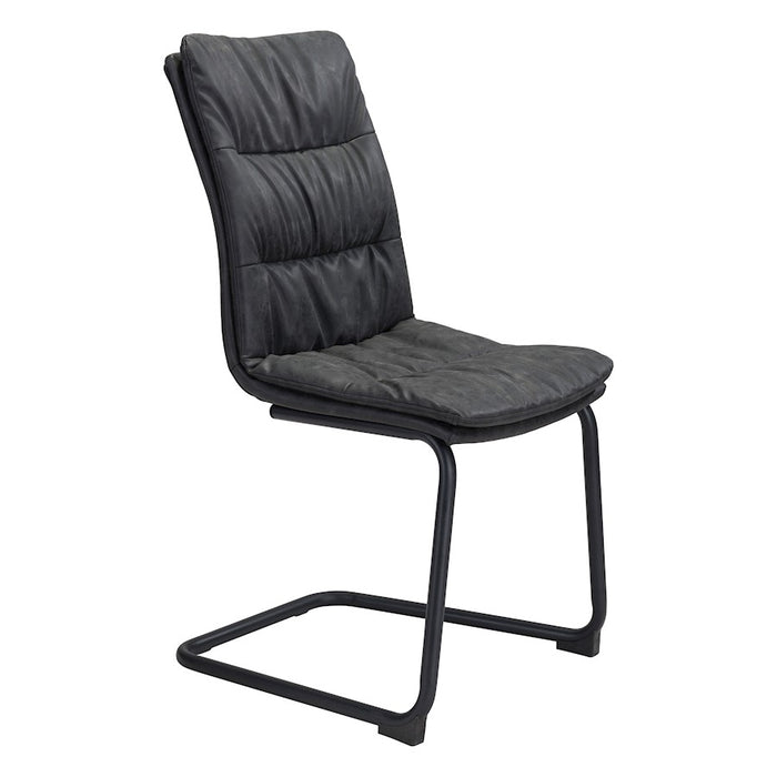 Zuo Modern Sharon Dining Chair Set of 2, Vintage Black