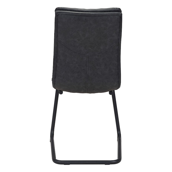 Zuo Modern Sharon Dining Chair Set of 2, Vintage Black