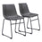 Zuo Modern Smart Dining Chair Set of 2, Charcoal - 101995