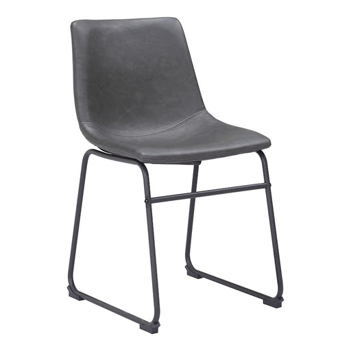 Zuo Modern Smart Dining Chair Set of 2, Charcoal