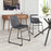 Zuo Modern Smart Dining Chair Set of 2, Charcoal