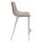 Zuo Modern Magnus Counter Stool Set of 2, Brown/Silver