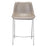 Zuo Modern Magnus Counter Stool Set of 2, Brown/Silver