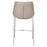 Zuo Modern Magnus Counter Stool Set of 2, Brown/Silver