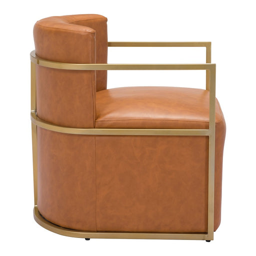 Zuo Modern Xander Accent Chair, Brown