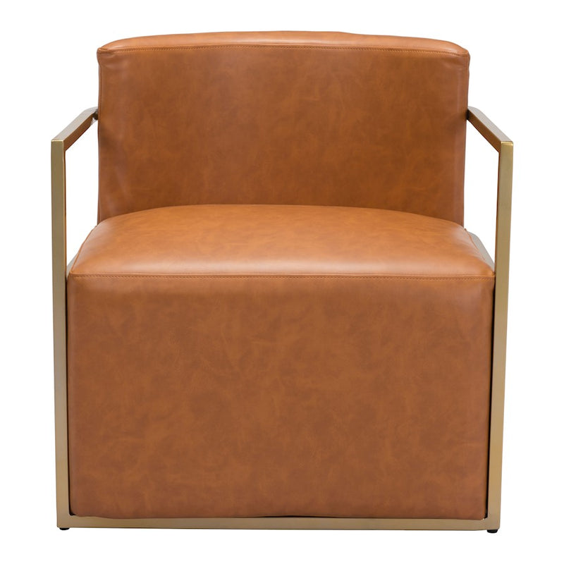 Zuo Modern Xander Accent Chair, Brown