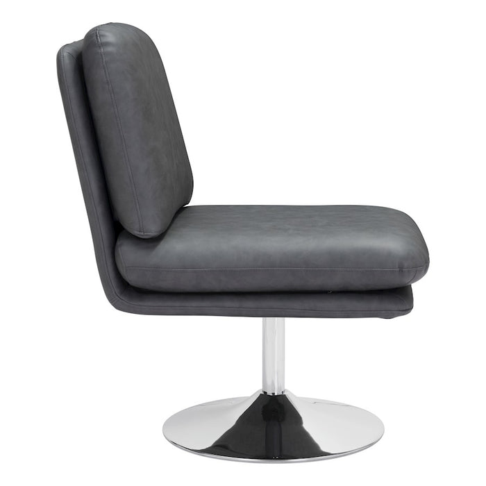 Zuo Modern Rory Accent Chair, Gray