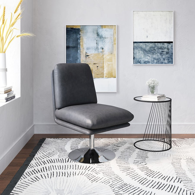 Zuo Modern Rory Accent Chair, Gray