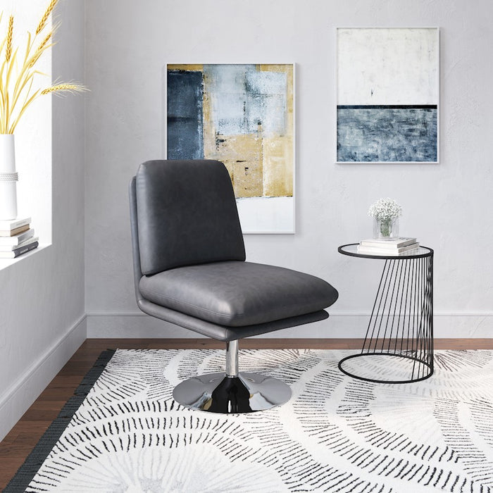 Zuo Modern Rory Accent Chair, Gray