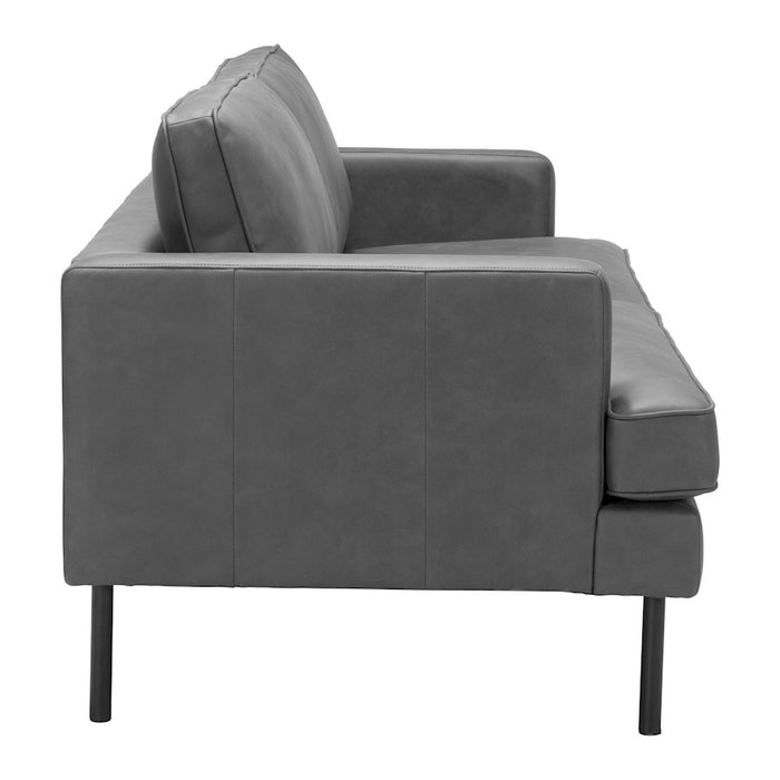 Zuo Modern Decade Sofa, Vintage Gray
