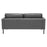 Zuo Modern Decade Sofa, Vintage Gray