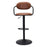 Zuo Modern Kirby BarStool, Vintage Brown/Black