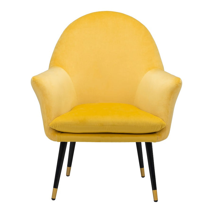 Zuo Modern Alexandria Accent Chair, Yellow
