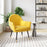 Zuo Modern Alexandria Accent Chair, Yellow
