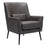 Zuo Modern Ontario Accent Chair, Vintage Black - 109050
