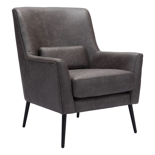Zuo Modern Ontario Accent Chair, Vintage Black