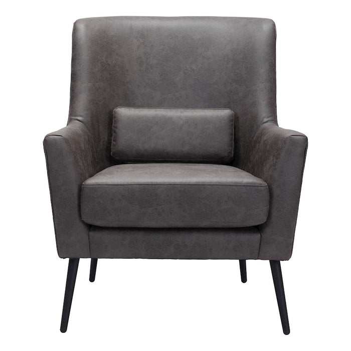 Zuo Modern Ontario Accent Chair, Vintage Black