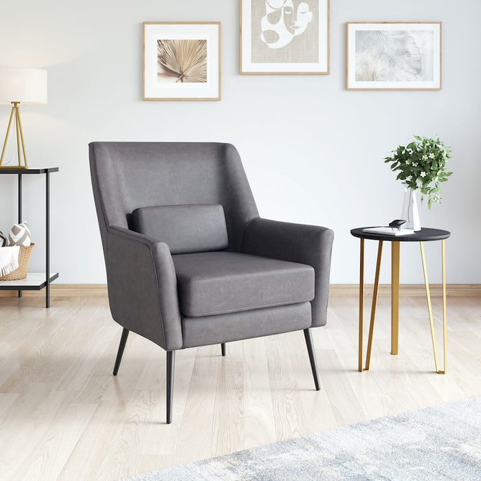 Zuo Modern Ontario Accent Chair, Vintage Black