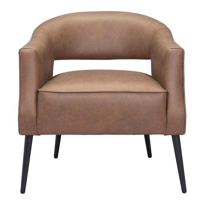 Zuo Modern Berkeley Accent Chair, Vintage Brown