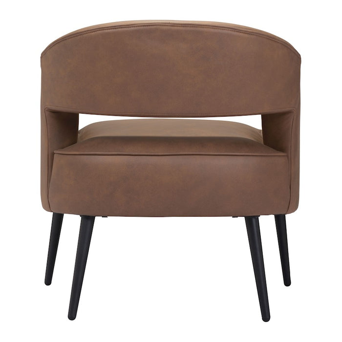 Zuo Modern Berkeley Accent Chair, Vintage Brown