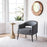 Zuo Modern Berkeley Accent Chair, Vintage Gray