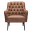Zuo Modern Tasmania Accent Chair, Vintage Brown