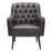 Zuo Modern Tasmania Accent Chair, Vintage Black