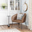 Zuo Modern Quinten Accent Chair, Vintage Brown