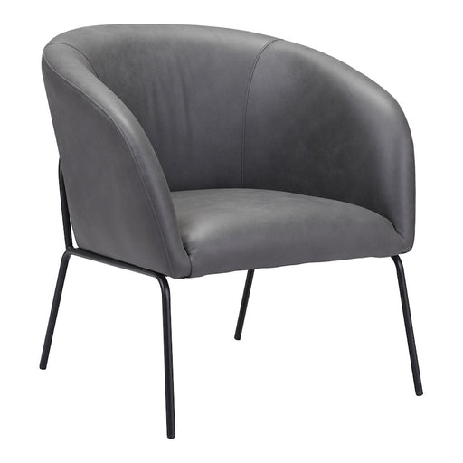 Zuo Modern Quinten Accent Chair, Vintage Gray