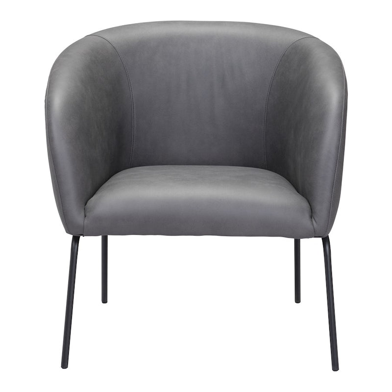 Zuo Modern Quinten Accent Chair, Vintage Gray