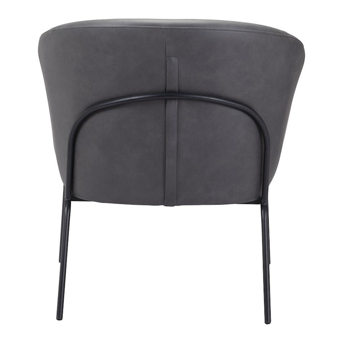 Zuo Modern Quinten Accent Chair, Vintage Gray