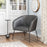 Zuo Modern Quinten Accent Chair, Vintage Gray