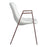 Zuo Modern Desi Dining Chair Set of 2, White/Walnut