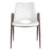Zuo Modern Desi Dining Chair Set of 2, White/Walnut