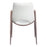 Zuo Modern Desi Dining Chair Set of 2, White/Walnut