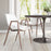 Zuo Modern Desi Dining Chair Set of 2, White/Walnut