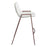 Zuo Modern Desi Counter Stool Set of 2, White/Walnut
