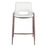 Zuo Modern Desi Counter Stool Set of 2, White/Walnut