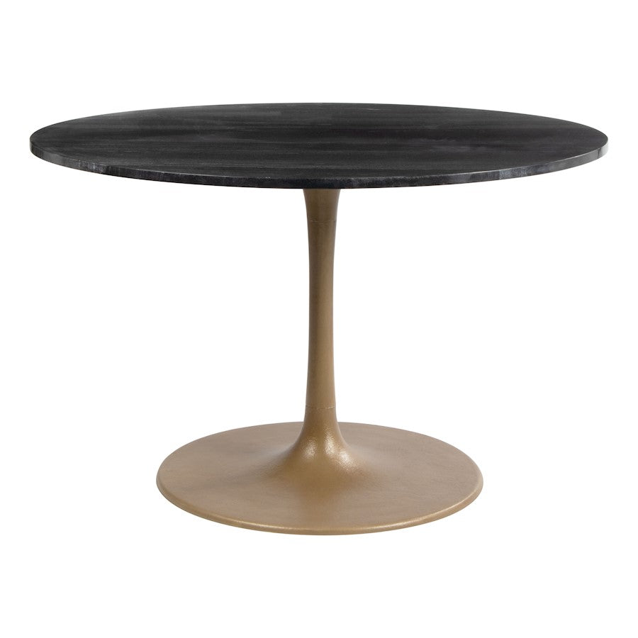 Zuo Modern Taj Dining Table, Black/Gold - 109095