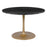 Zuo Modern Taj Dining Table, Black/Gold