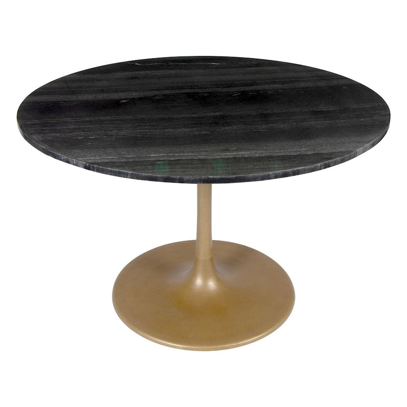 Zuo Modern Taj Dining Table, Black/Gold