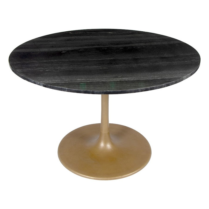 Zuo Modern Taj Dining Table, Black/Gold