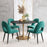 Zuo Modern Taj Dining Table, Black/Gold