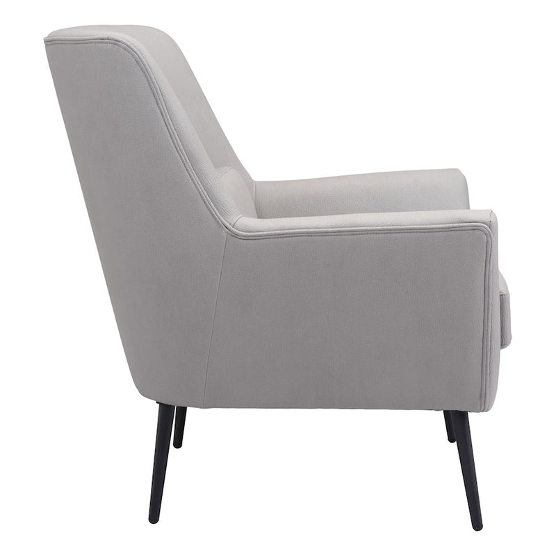 Zuo Modern Ontario Accent Chair, Gray