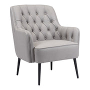 Zuo Modern Tasmania Accent Chair, Gray - 109097
