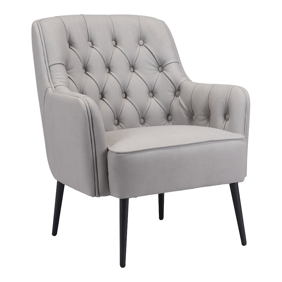 Zuo Modern Tasmania Accent Chair, Gray - 109097